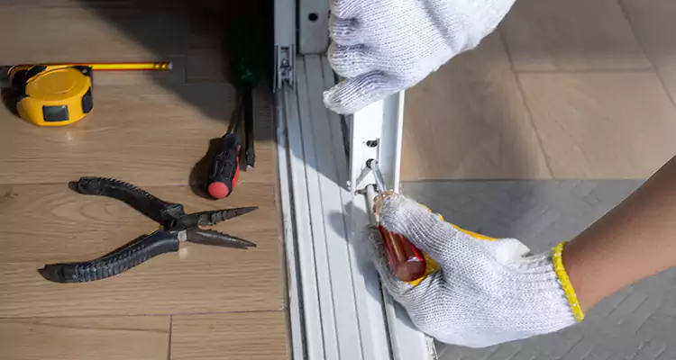 Backyard Sliding Door Track Repair in Altamonte Springs, FL